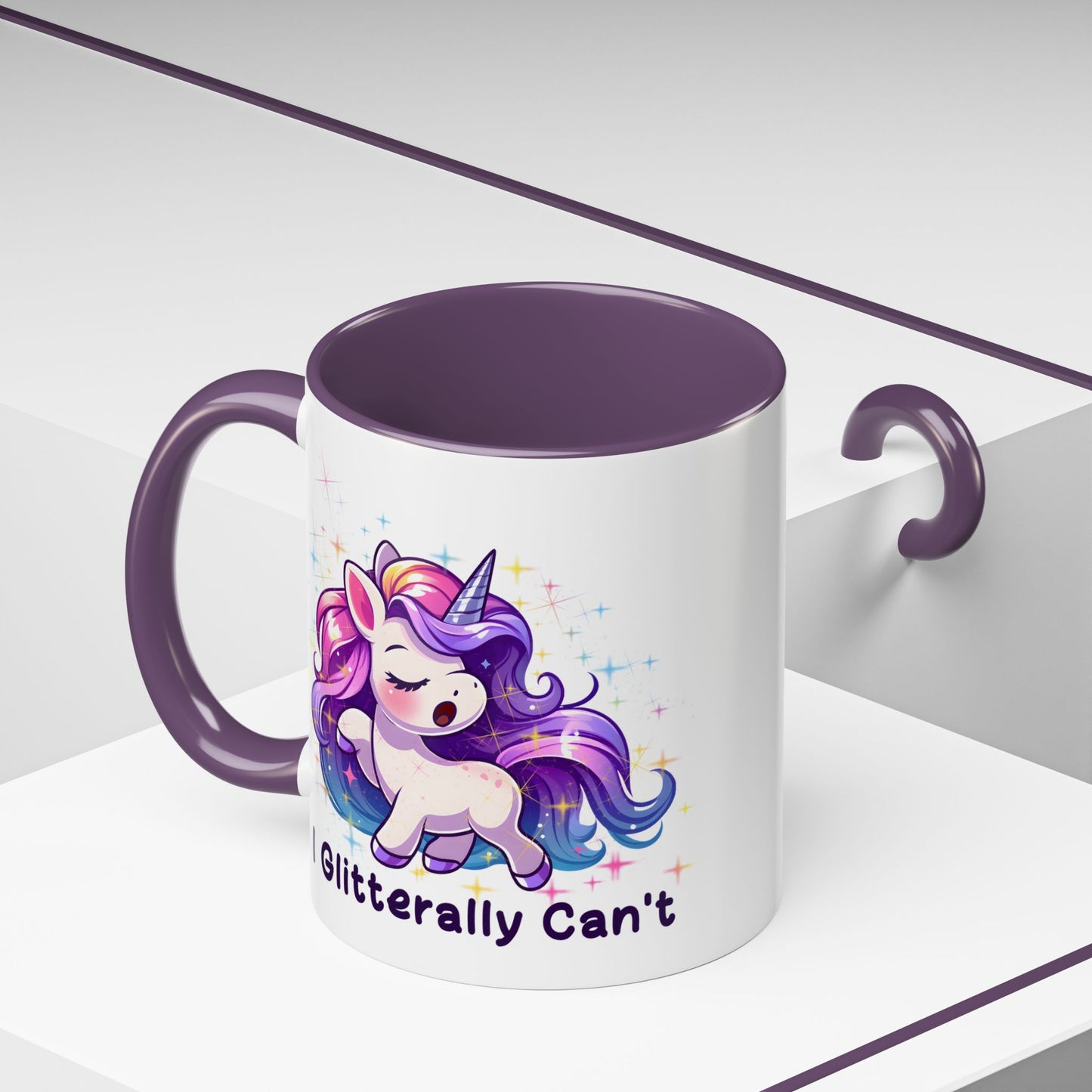 Humor Mug - I Glitterally Can't