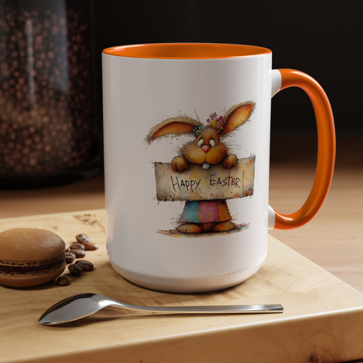 Easter Mug - Happy Easter Bunny Sign