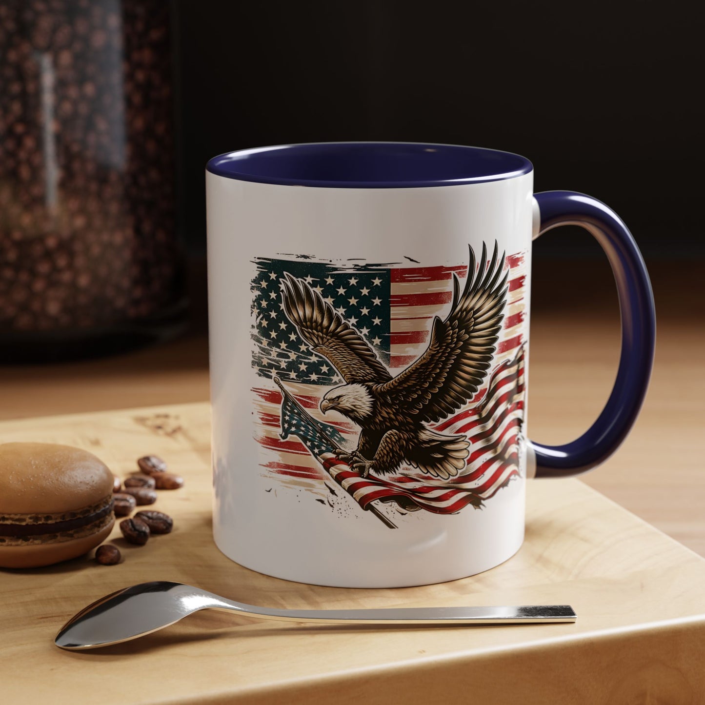 4th of July Mug - American Bald Eagle Flag 9