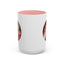 Christmas Mug - Merry Christmas White and Red Text Decoration