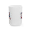4th of July Mug - USA EST 1776 Floral