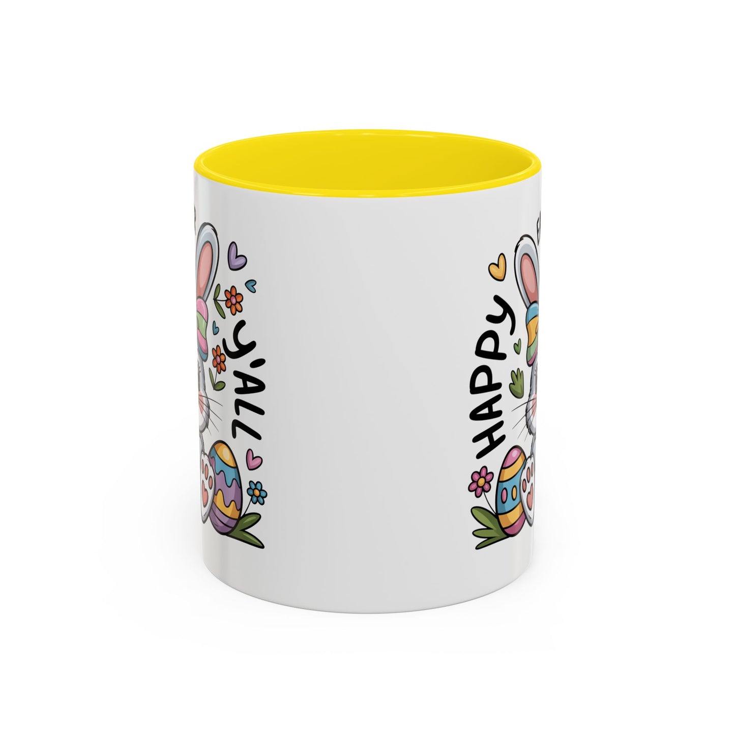 Easter Mug - Happy Easter Y'all Bunny