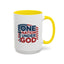 Religious Mug - One Nation Flag Cross