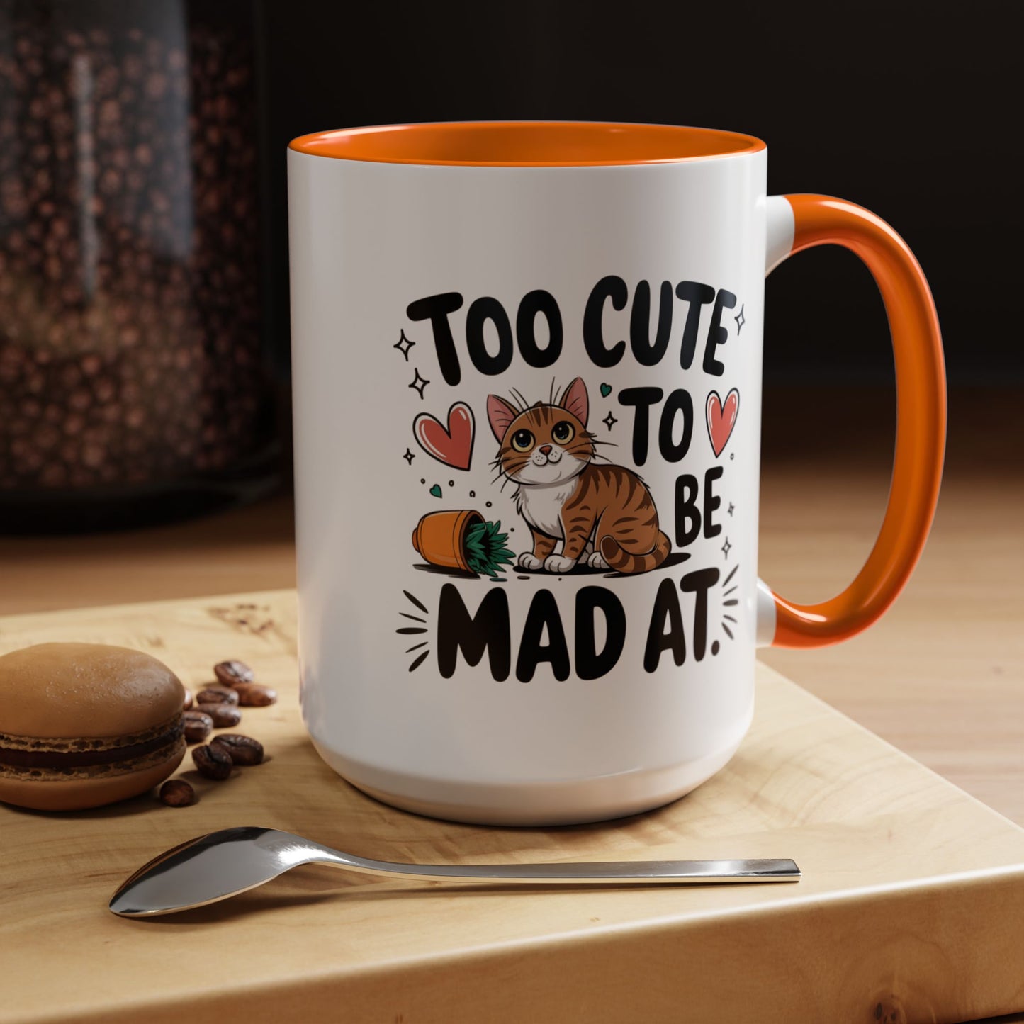 Animal Mug - Too Cute To Be Mad At