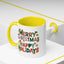 Christmas Mug - Merry Christmas Happy Holidays Decorative Text
