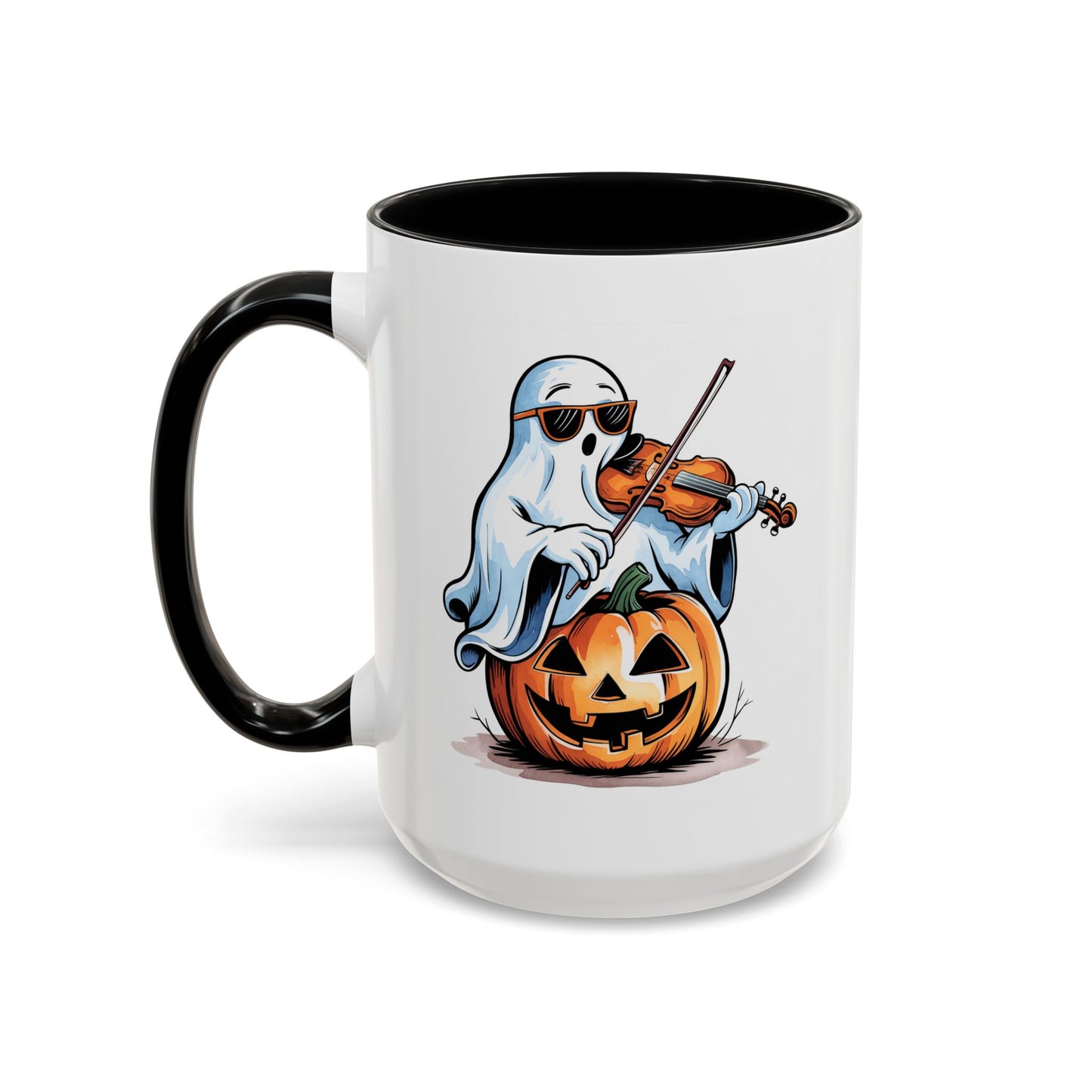 Halloween Mug - Violin Playing Ghost