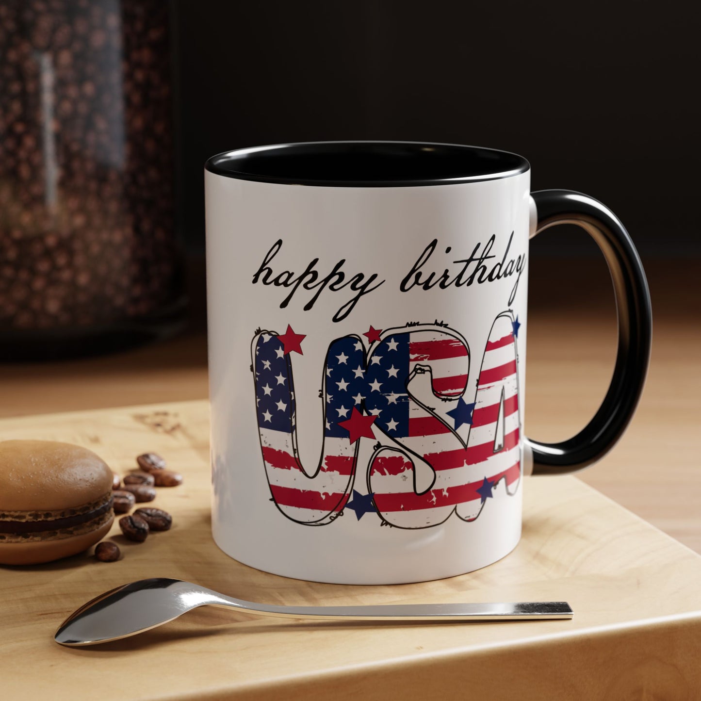 4th of July Mug - Happy Birthday USA