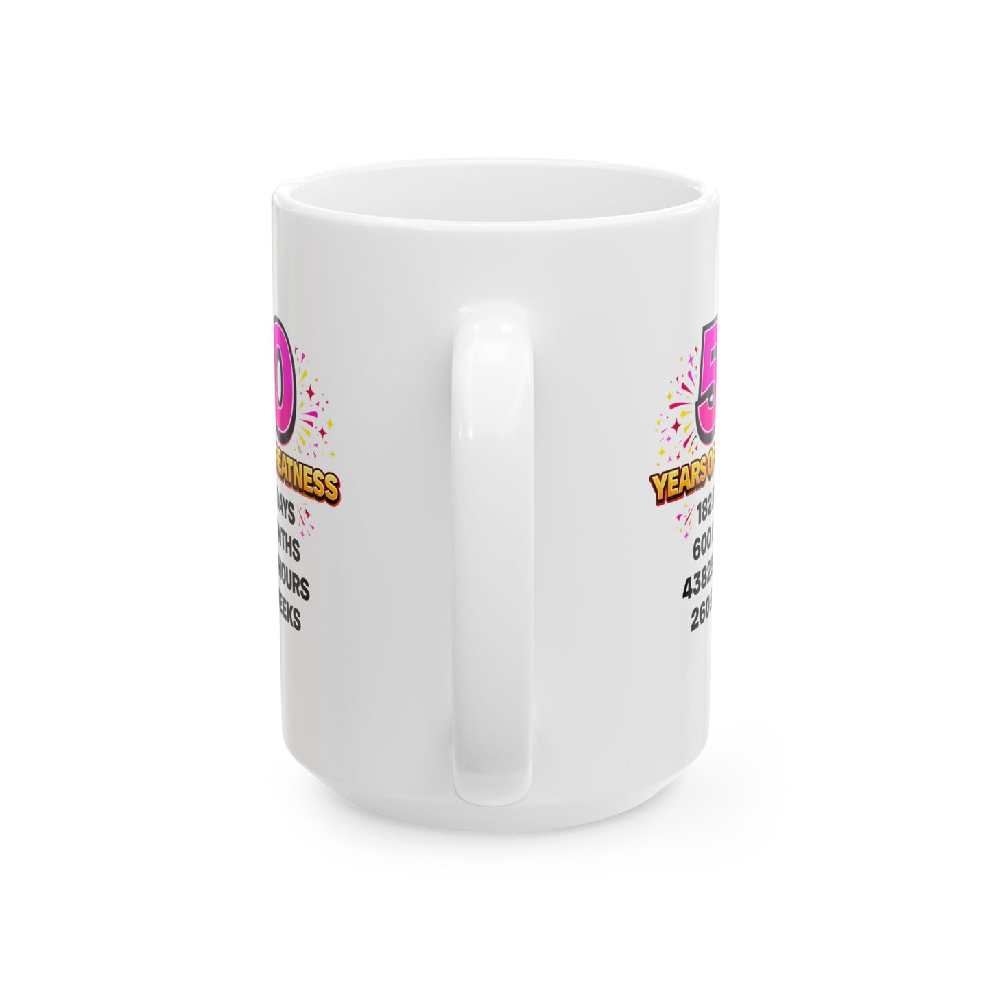 Birthday Mug - 50 Years of Greatness
