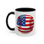 4th of July Mug - Baseball American Flag