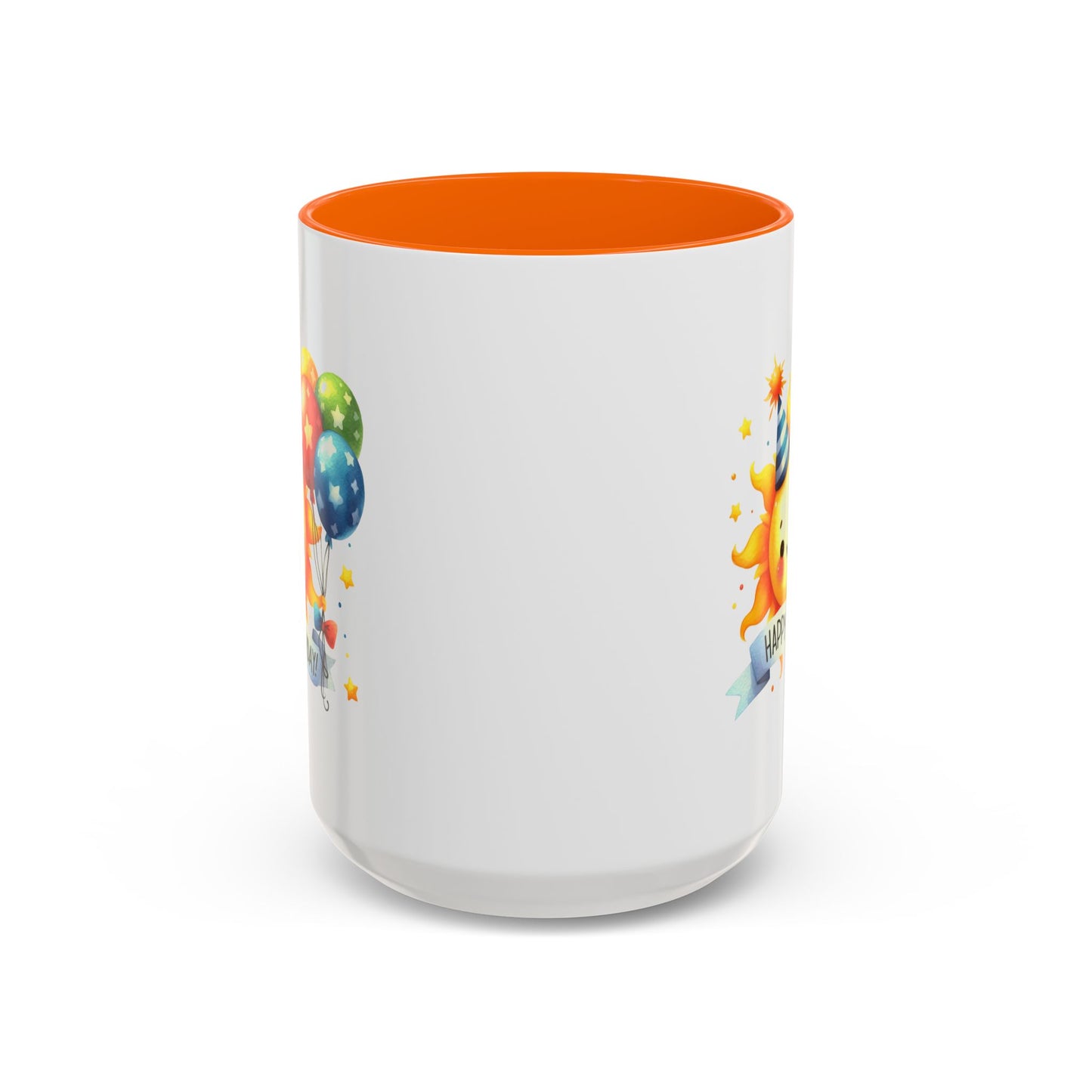 Birthday Mug - Happy Birthday Sun & Balloons
