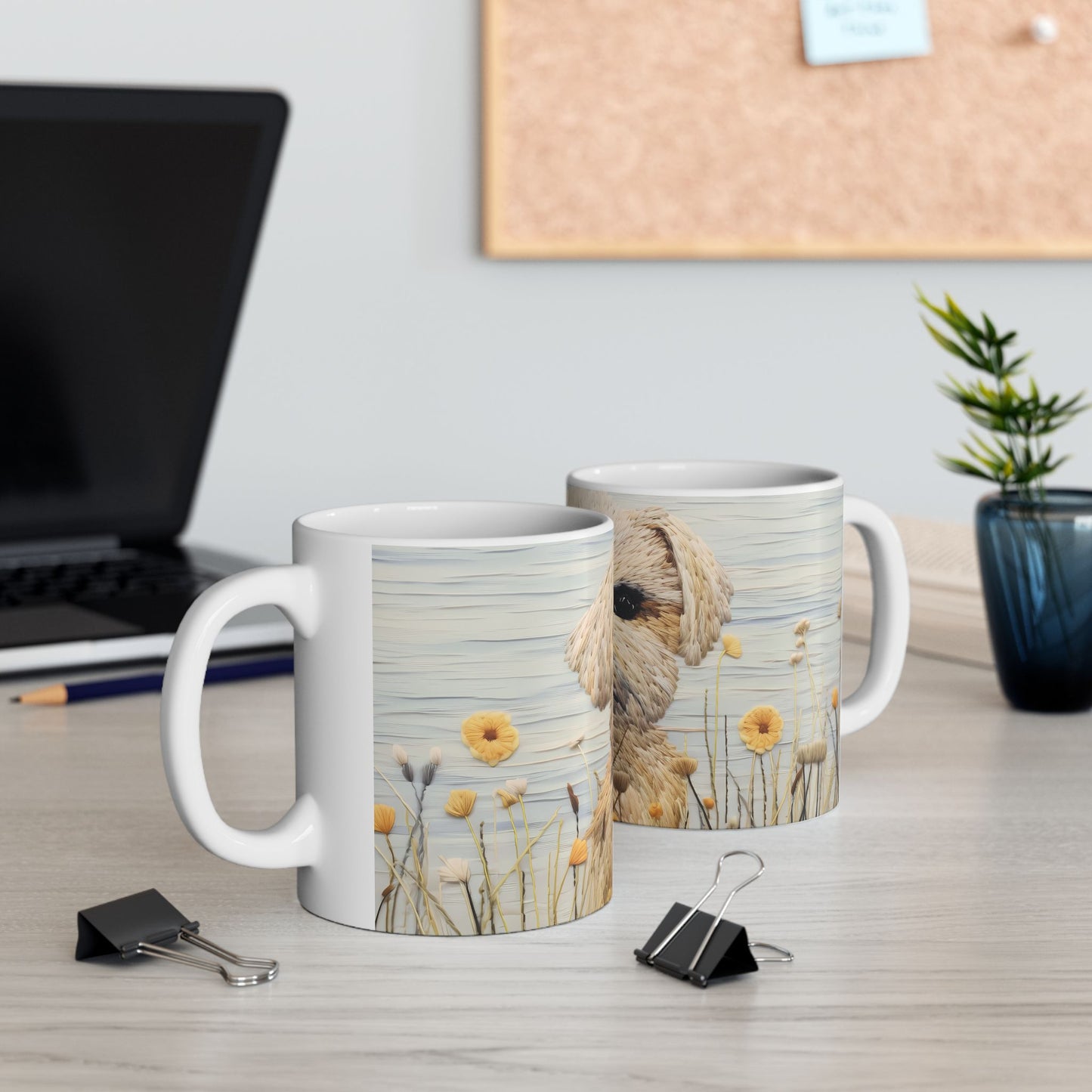 Artistic Mug - Felted Dog