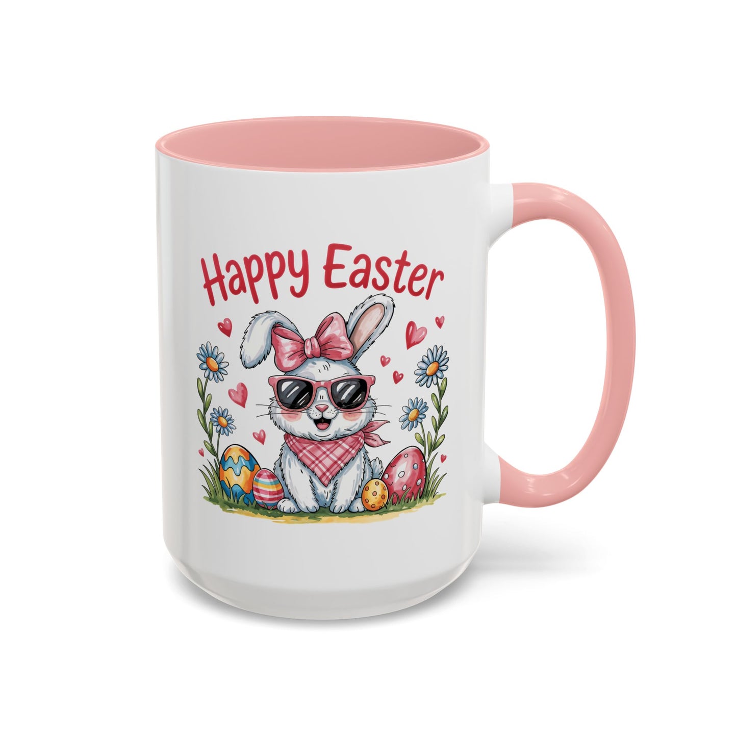 Easter Mug - Happy Easter Cool Bunny