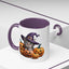 Halloween Mug - Witch Cat Hiding In Pumpkins