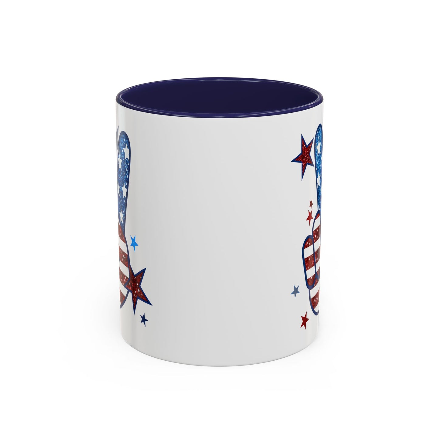 4th of July Mug - America Peace Sign