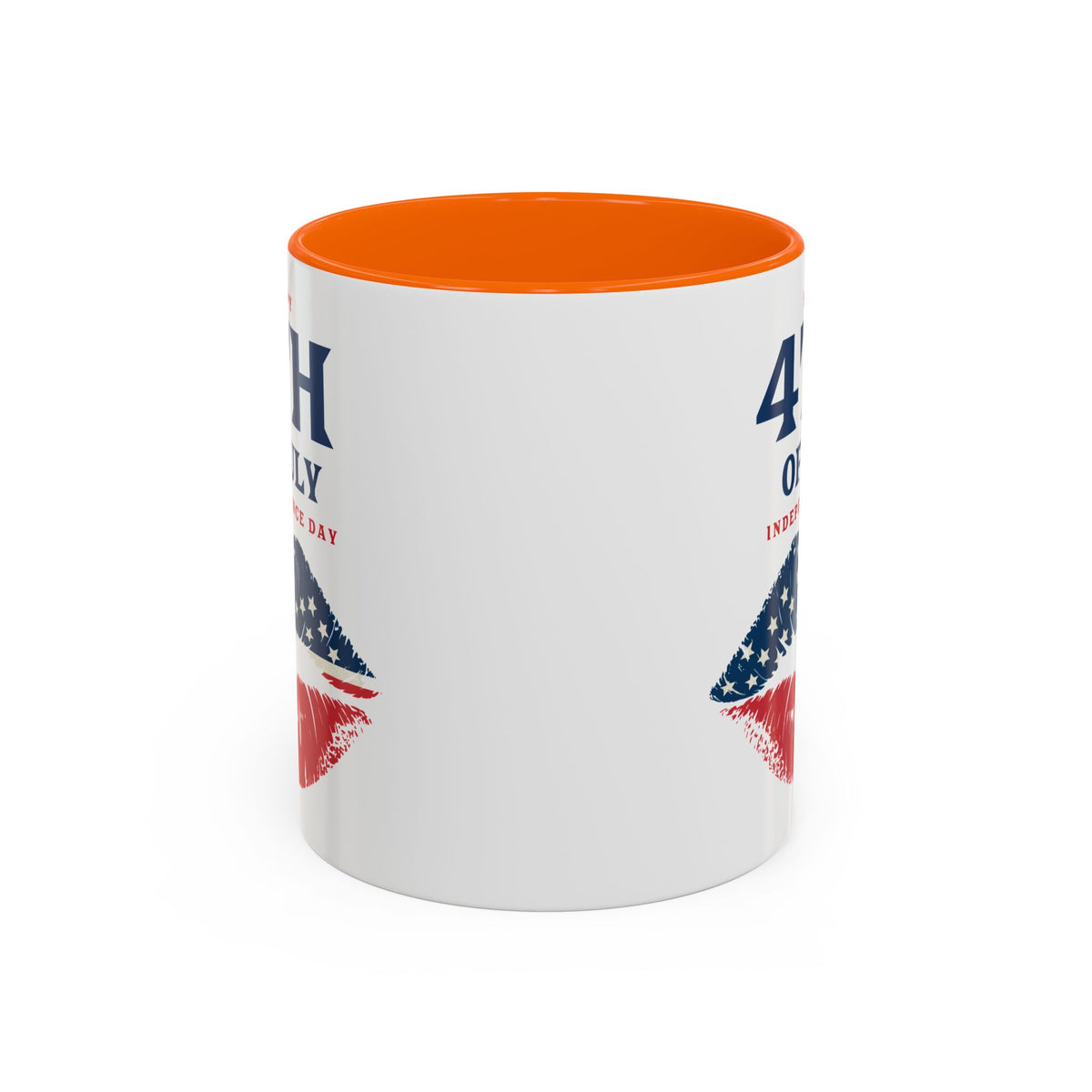 4th of July Mug - Happy 4th of July Flag Lips