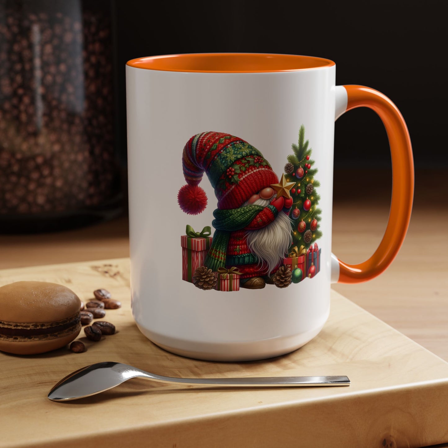 Christmas Mug - Gnome with Christmas Tree Star