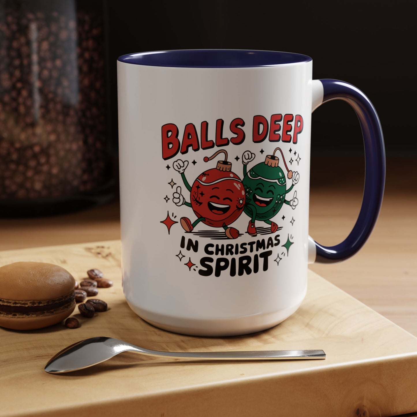 Adult Mug - Balls Deep in Christmas Spirit