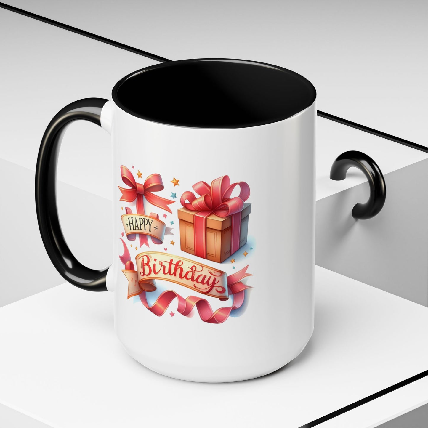 Birthday Mug - Present Ribbon