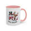 Chistmas Mug - Merry Christmas Snowman and Reindeer