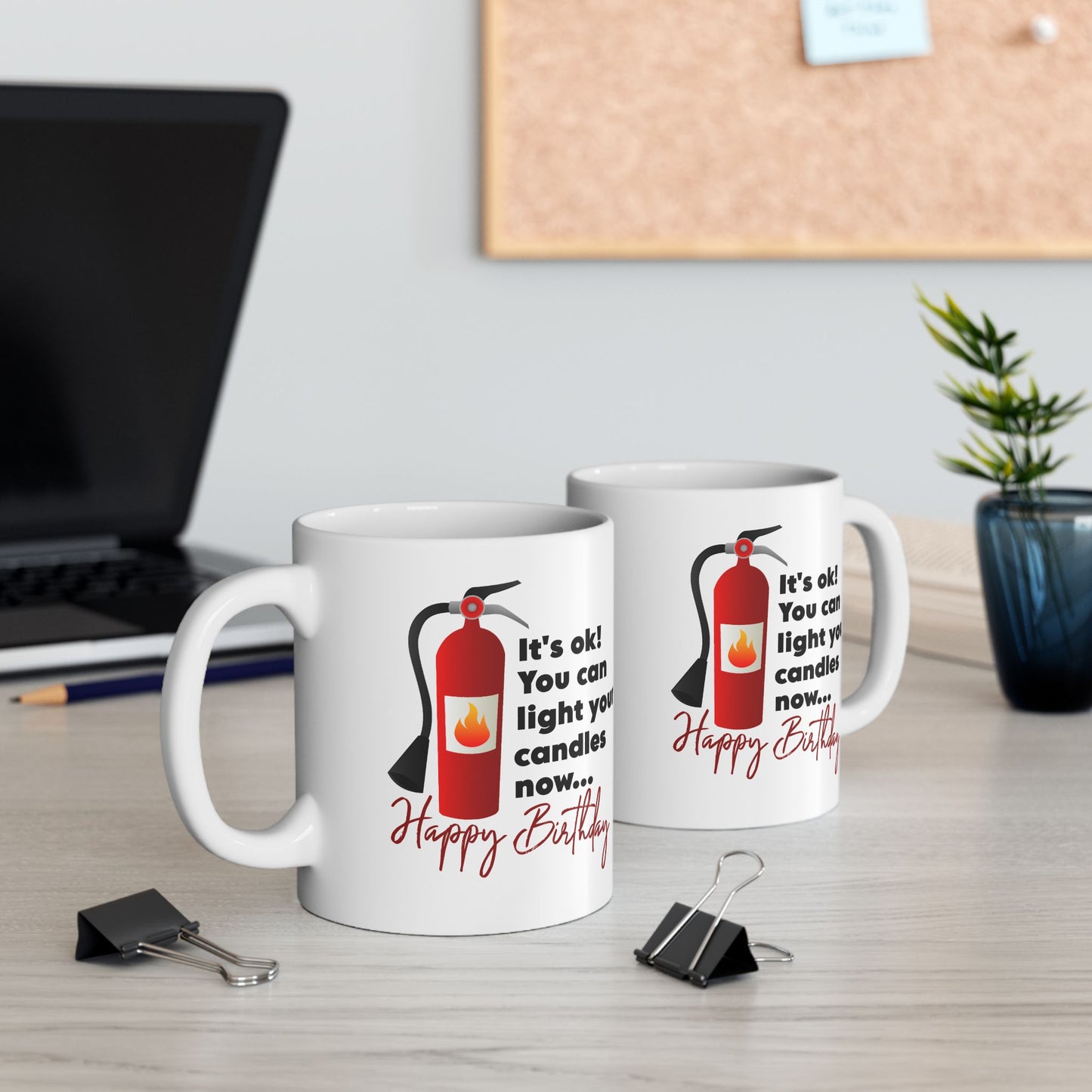 Birthday Mug - It's Ok You Can Light Your Candles Now