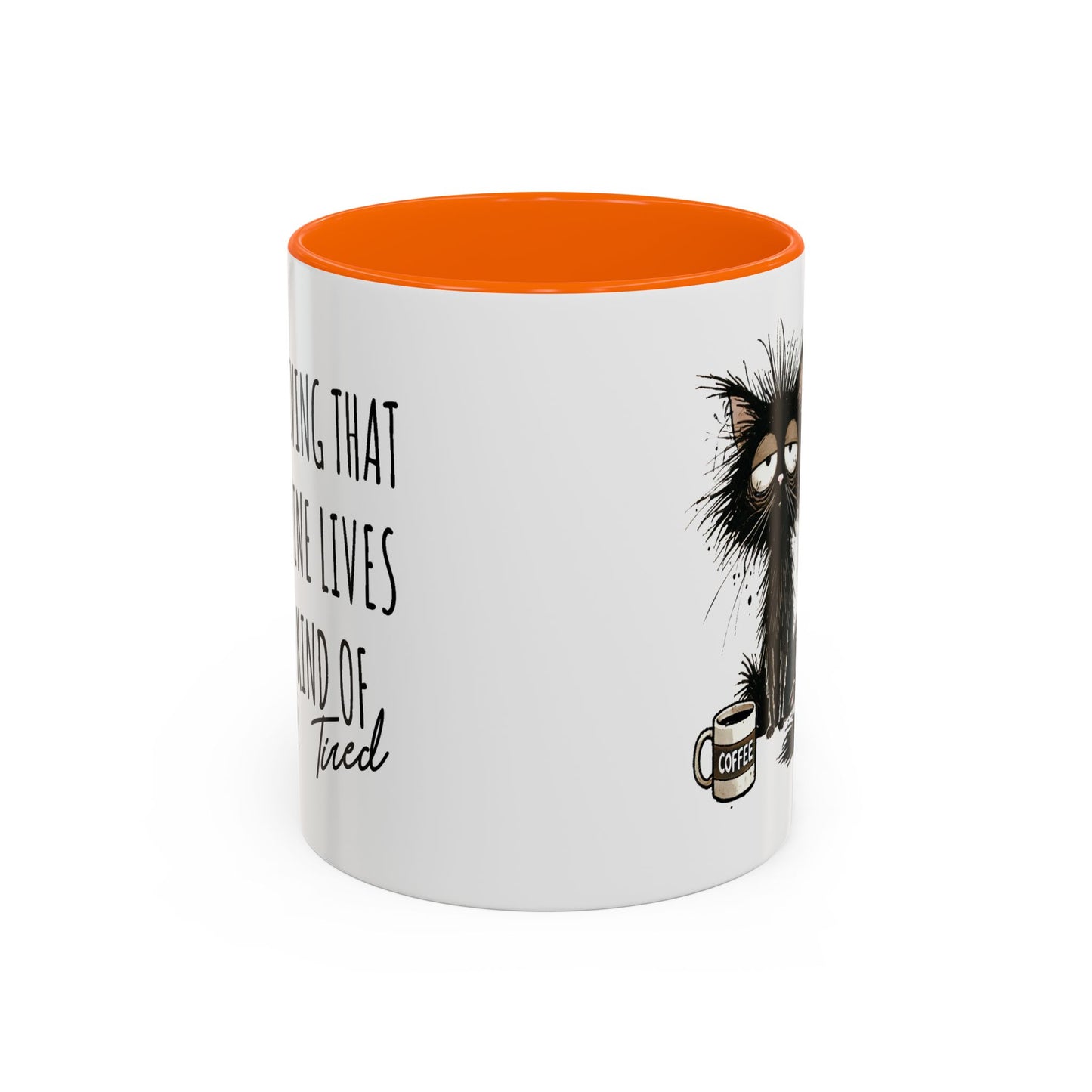 Humor Mug - Living That Nine Lives