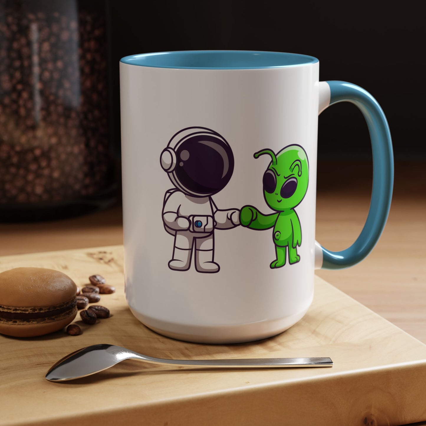 Alien Mug - Astronaut Alien Fist Pump