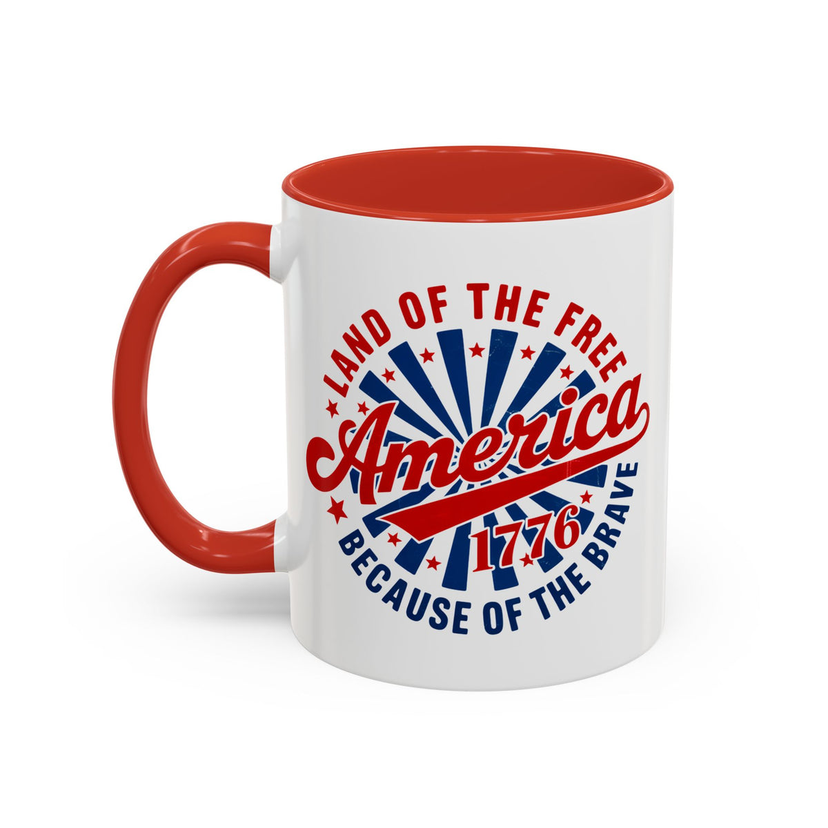 4th of July Mug - America 1776 Land of the Free