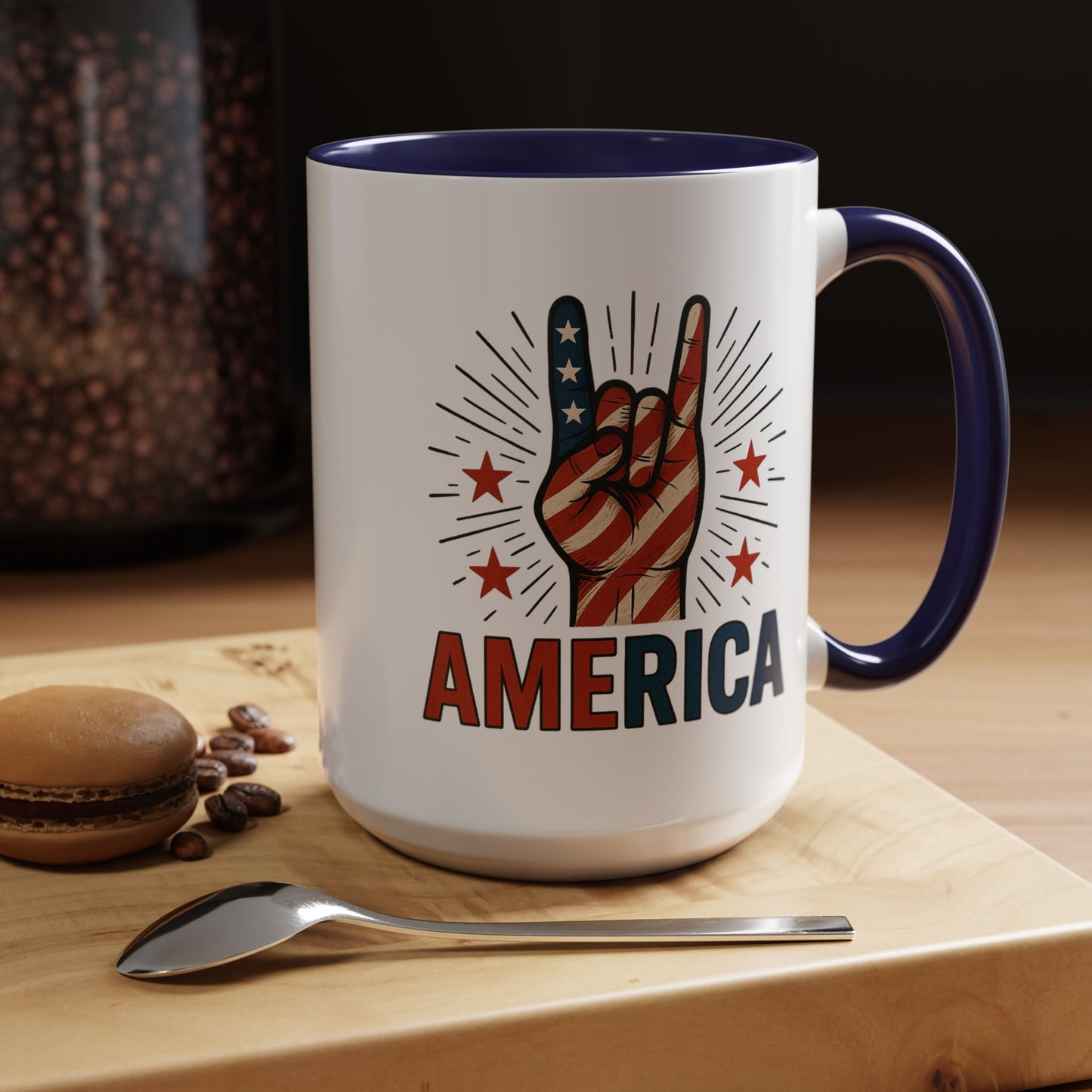 4th of July Mug - America Rock On