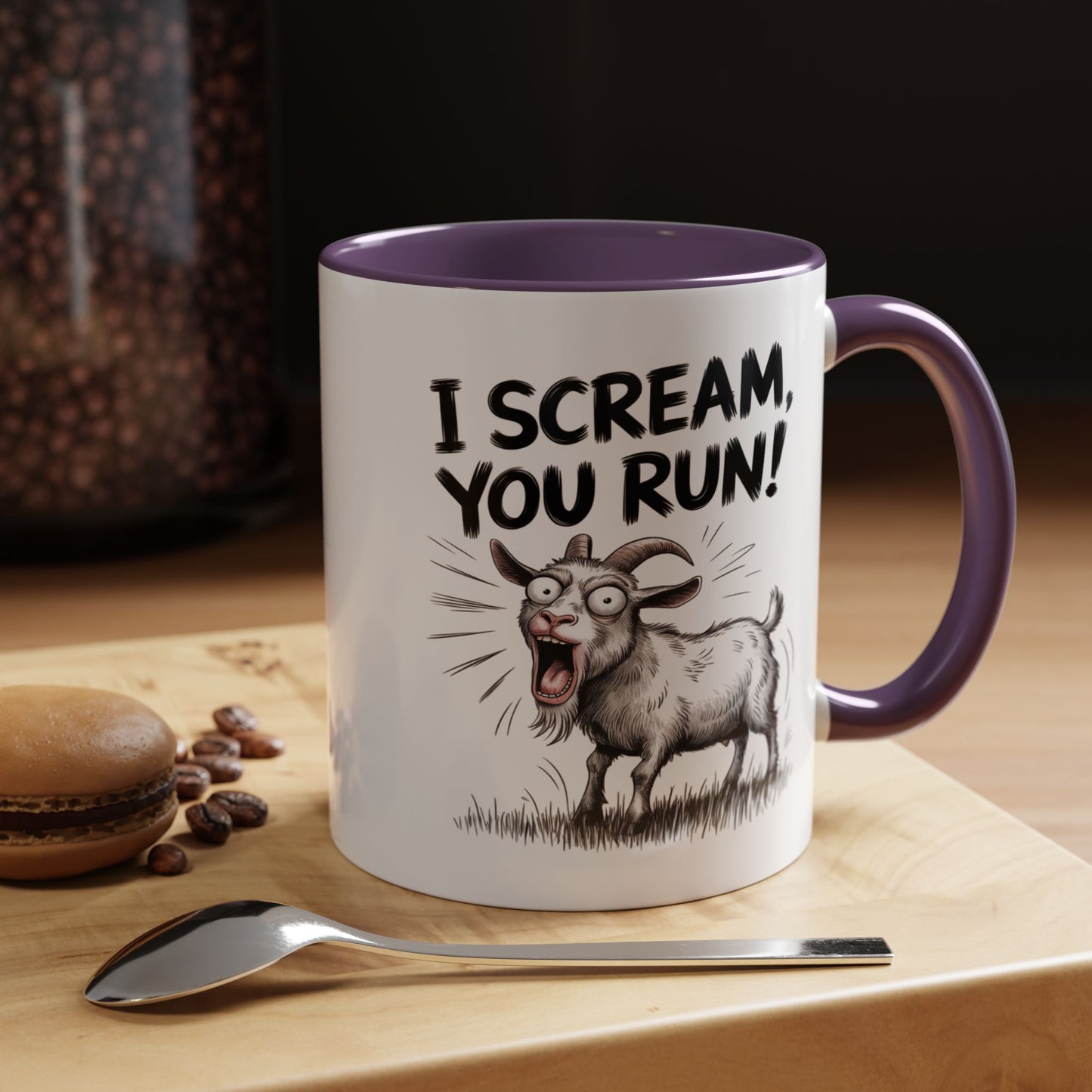 Humor Mug - I Scream, You Run