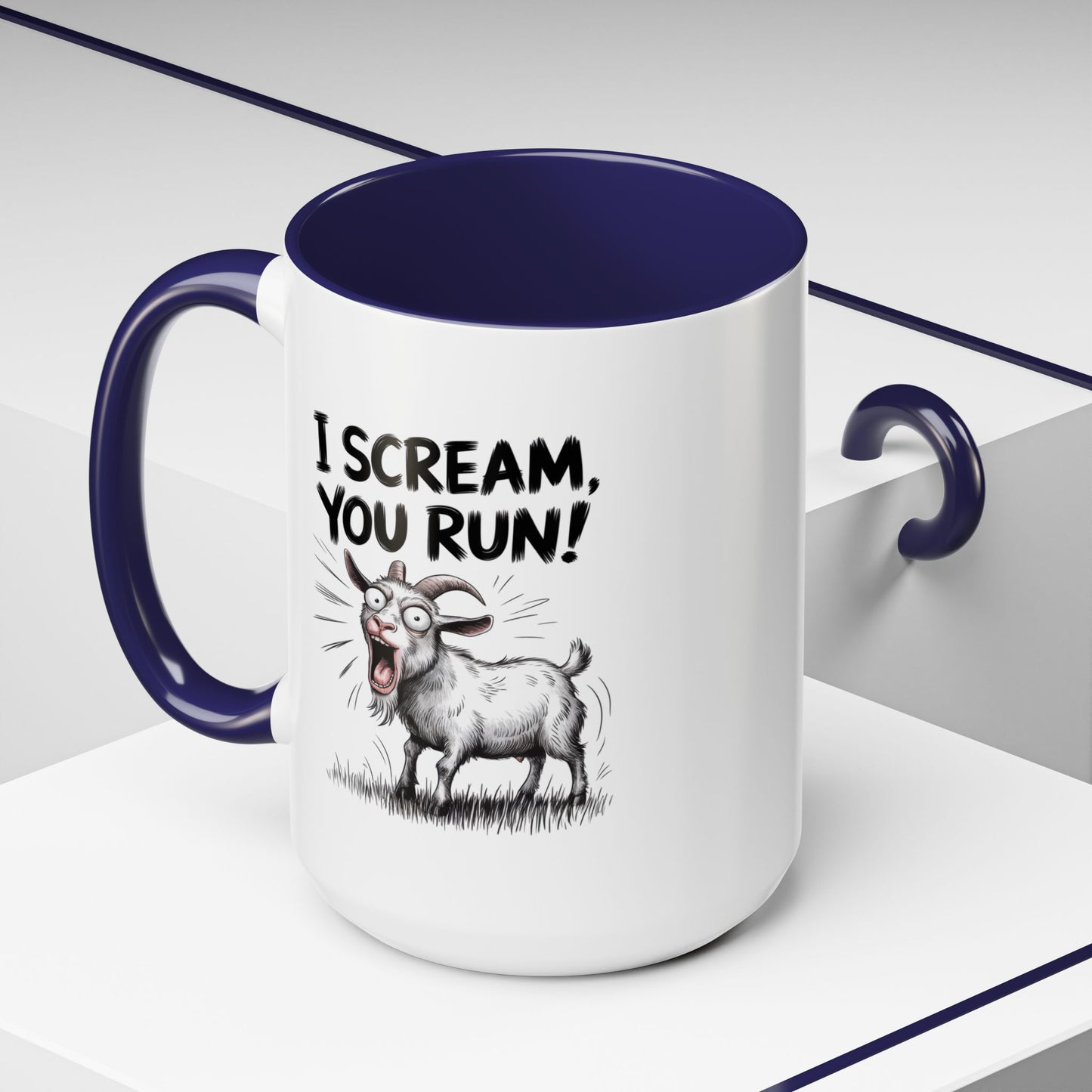 Humor Mug - I Scream, You Run