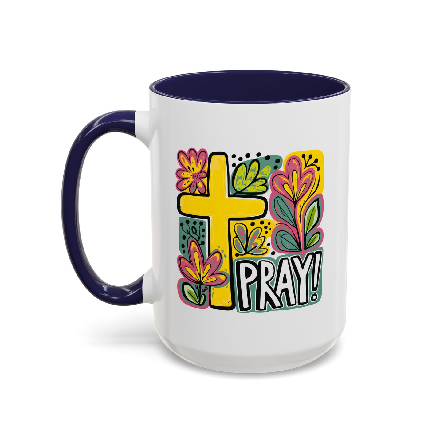 Religious Mug - Pray Cross