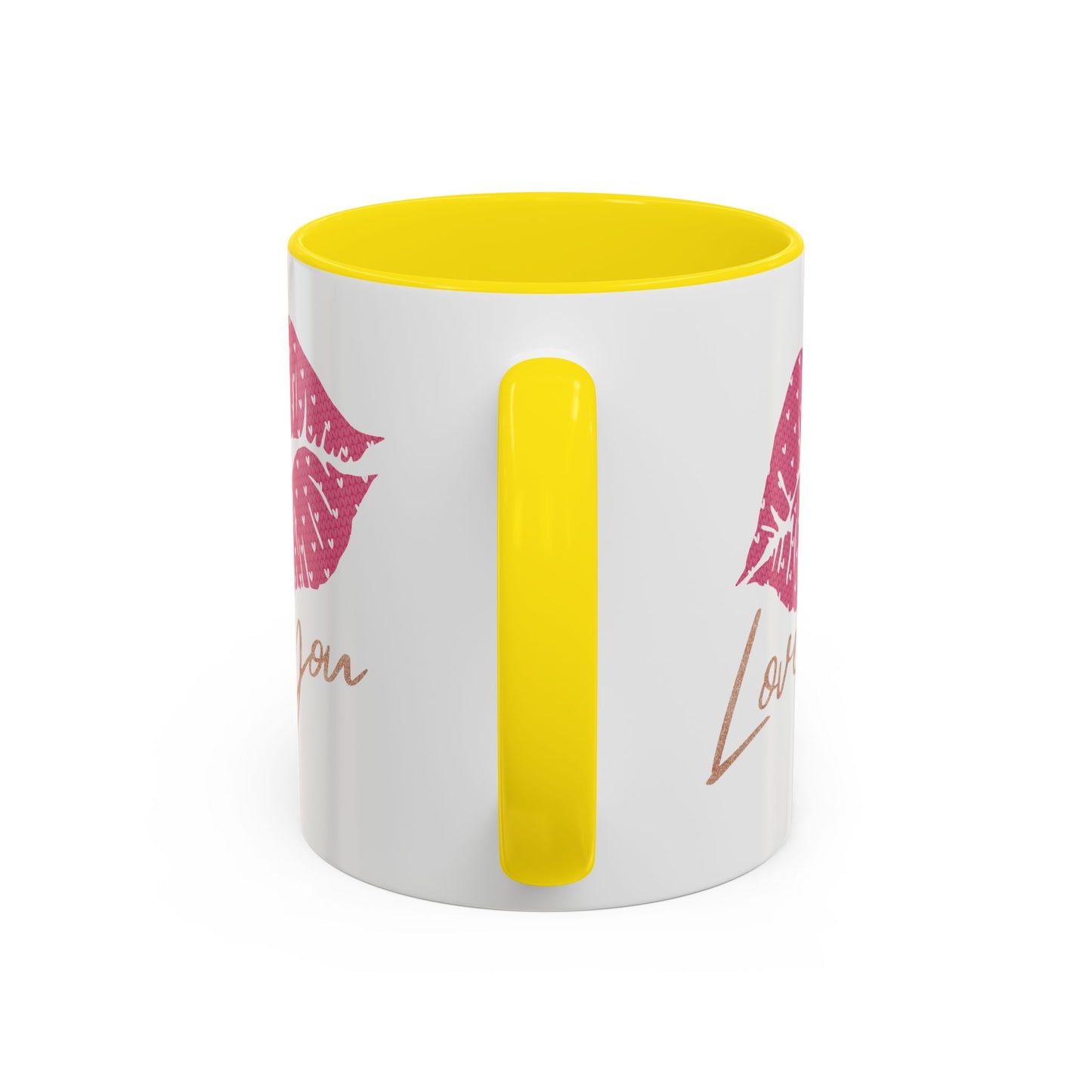 Valentine's Day Mug - Love You Lips Kiss