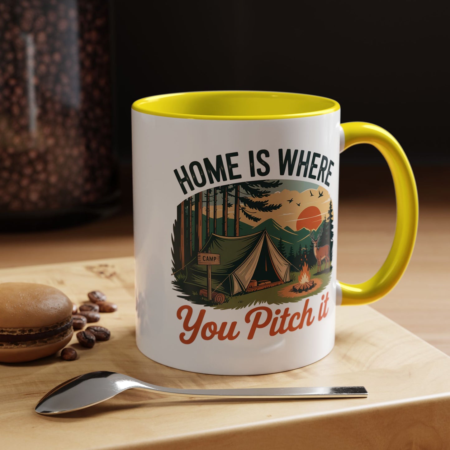 Adventure Mug - Home Is Where You Pitch It