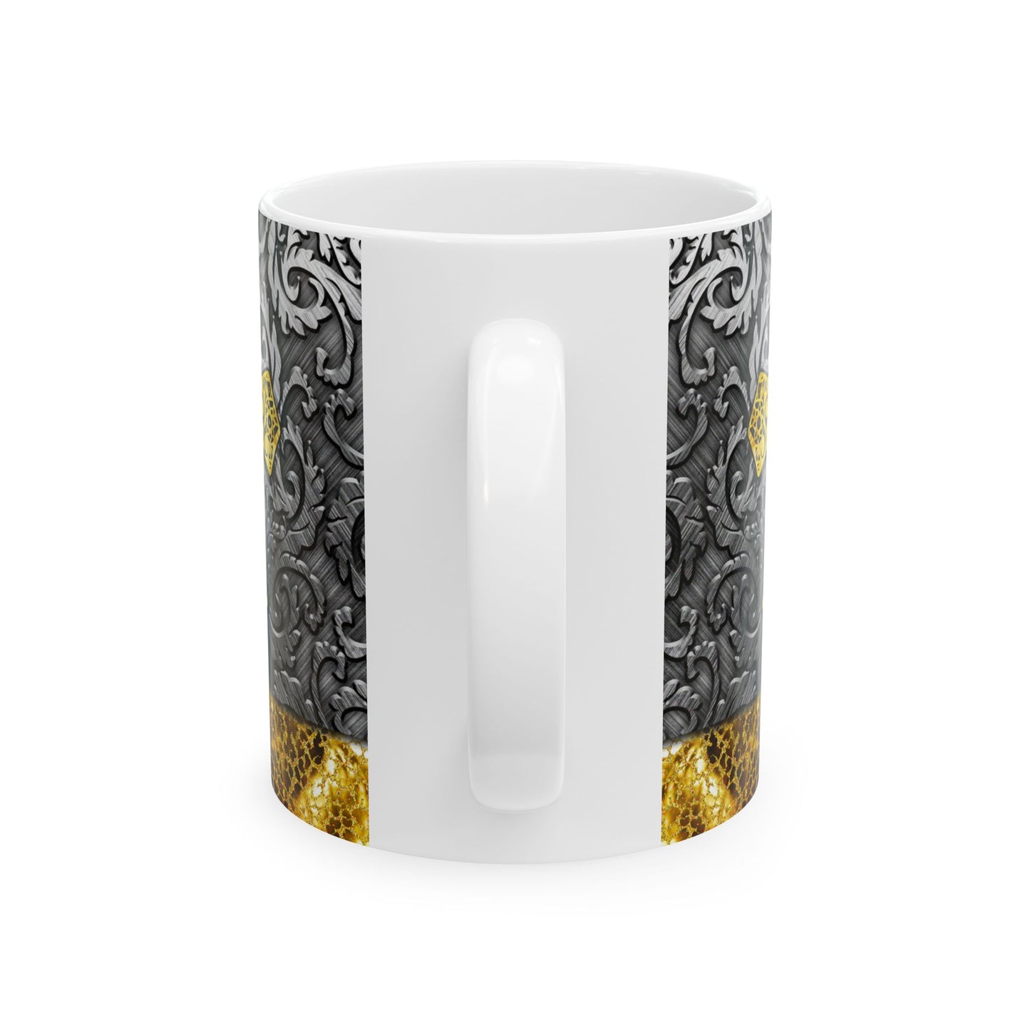 Artistic Mug - Gold Cross