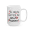 Humor Mug - I'm Silently Correcting Your Grammar