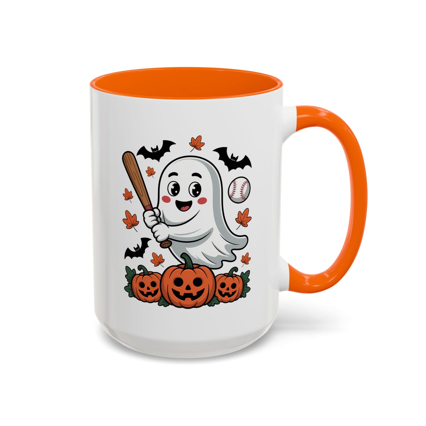 Halloween Mug - Ghost With Baseball Bat