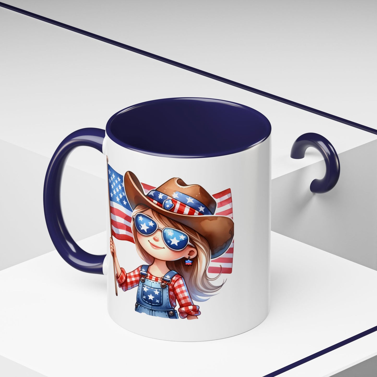 4th of July - Cowgirl Flag