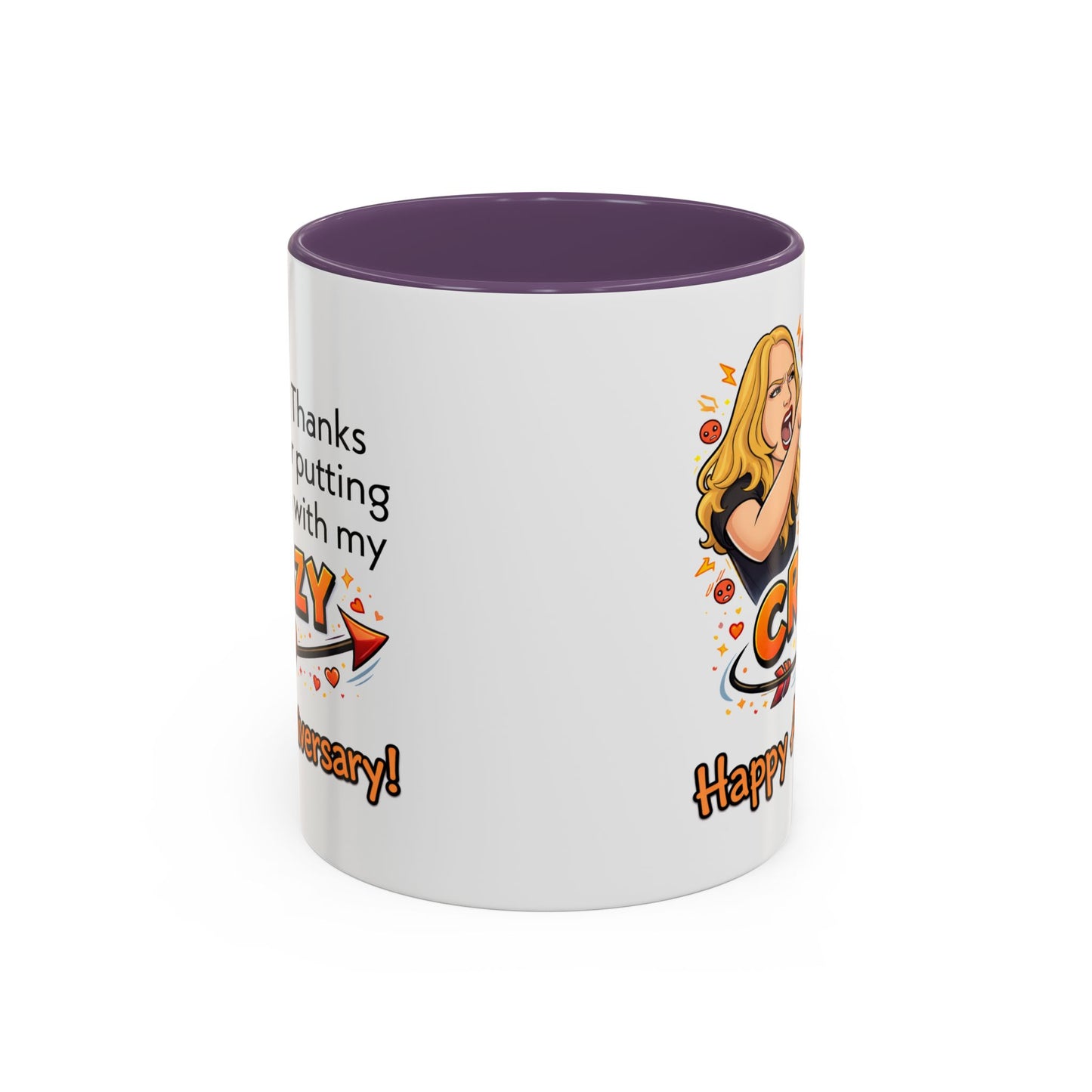 Anniversary Mug - Thanks For Putting Up