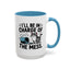 Animal Mug - I'll Be In Charge of The Mess