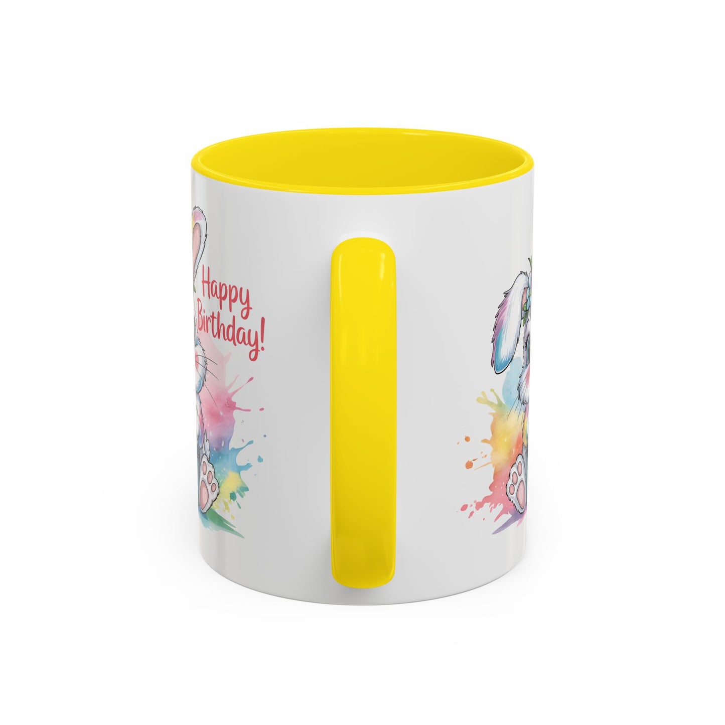 Birthday Mug - Happy Birthday Cute Bunny