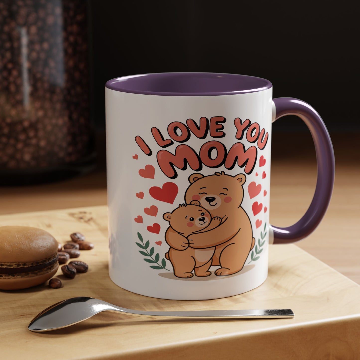Mother's Day Mug - I Love You Mom Bear