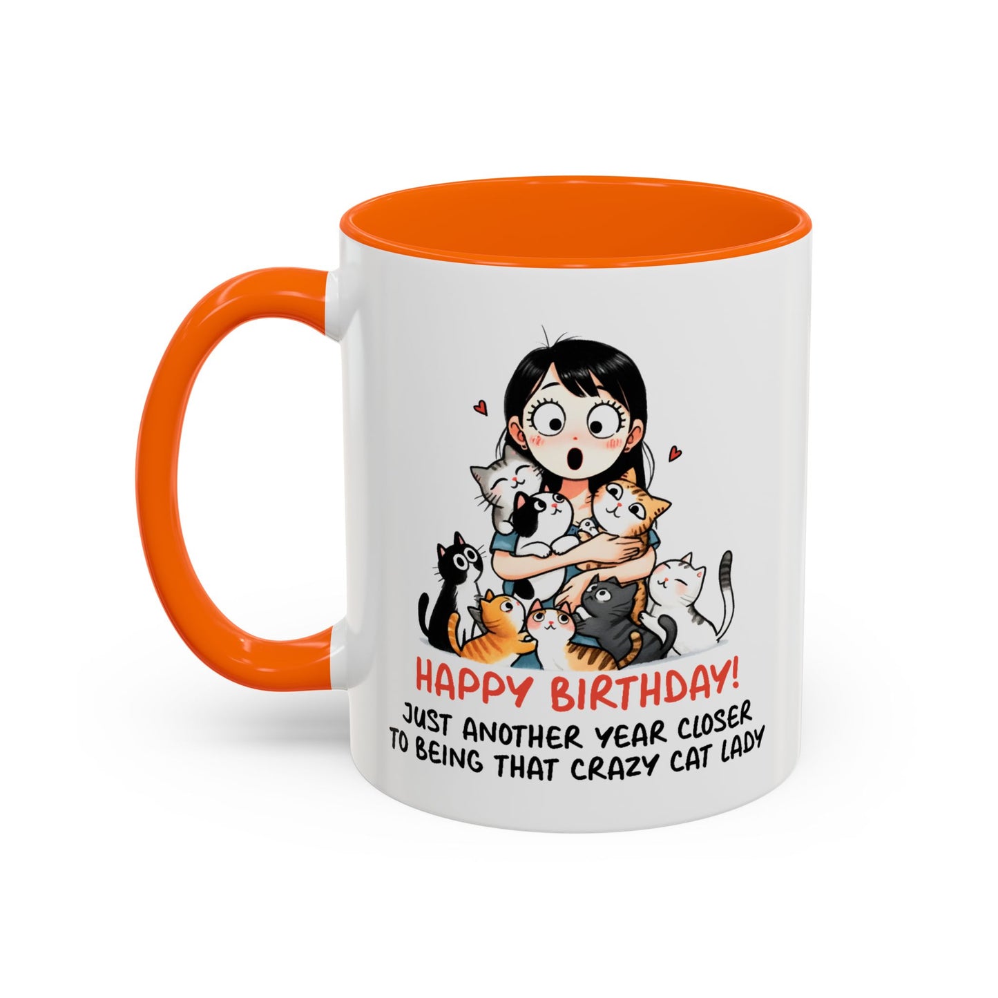 Birthday Mug - Crazy Cat Lady