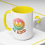 Motivation Mug - Retro Smiley Face Be Kind