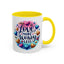 Wellness Mug - Love More Worry Less Circle