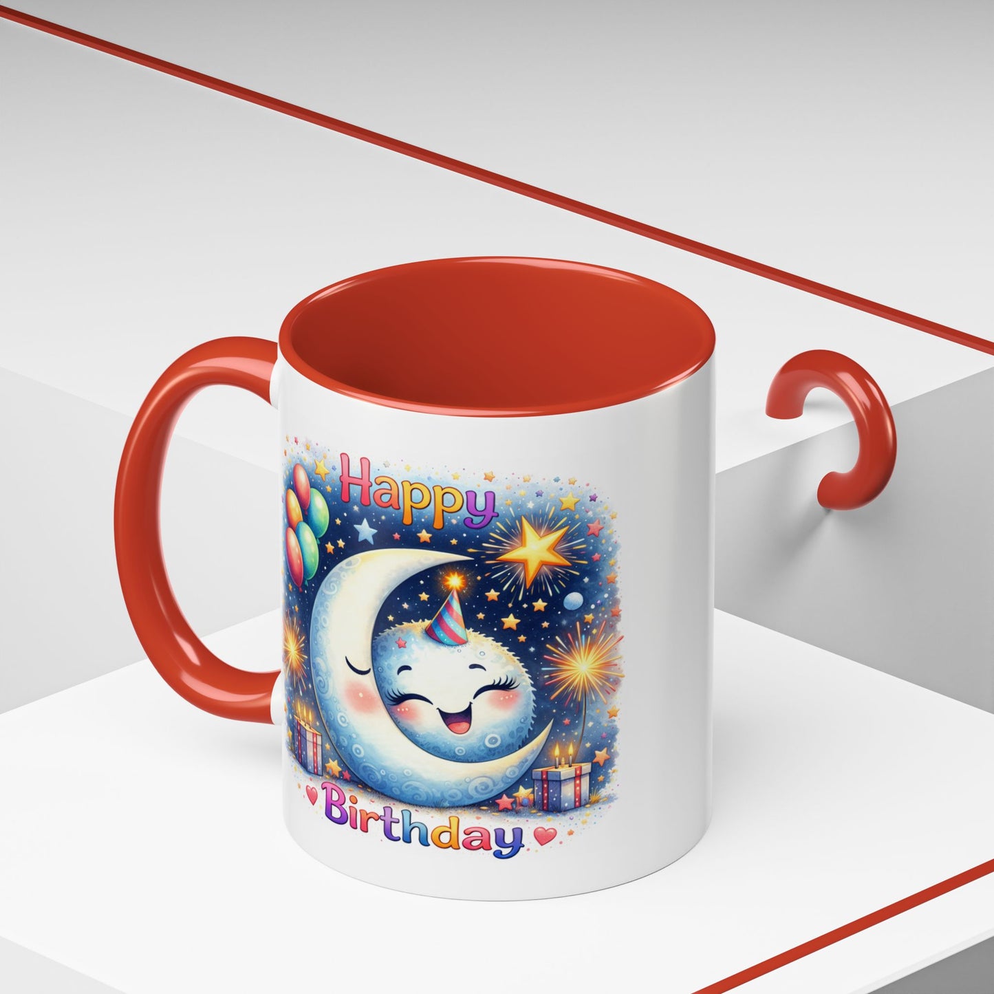 Birthday Mug - Moon and Stars