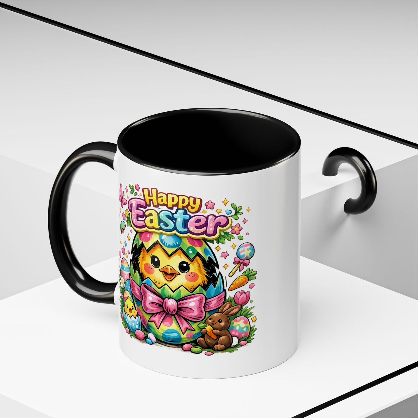 Easter Mug - Happy Easter Chics & Bunny