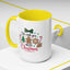 Christmas Mug - We Wish You a Merry Christmas Black & Red Text Cookies & Candy