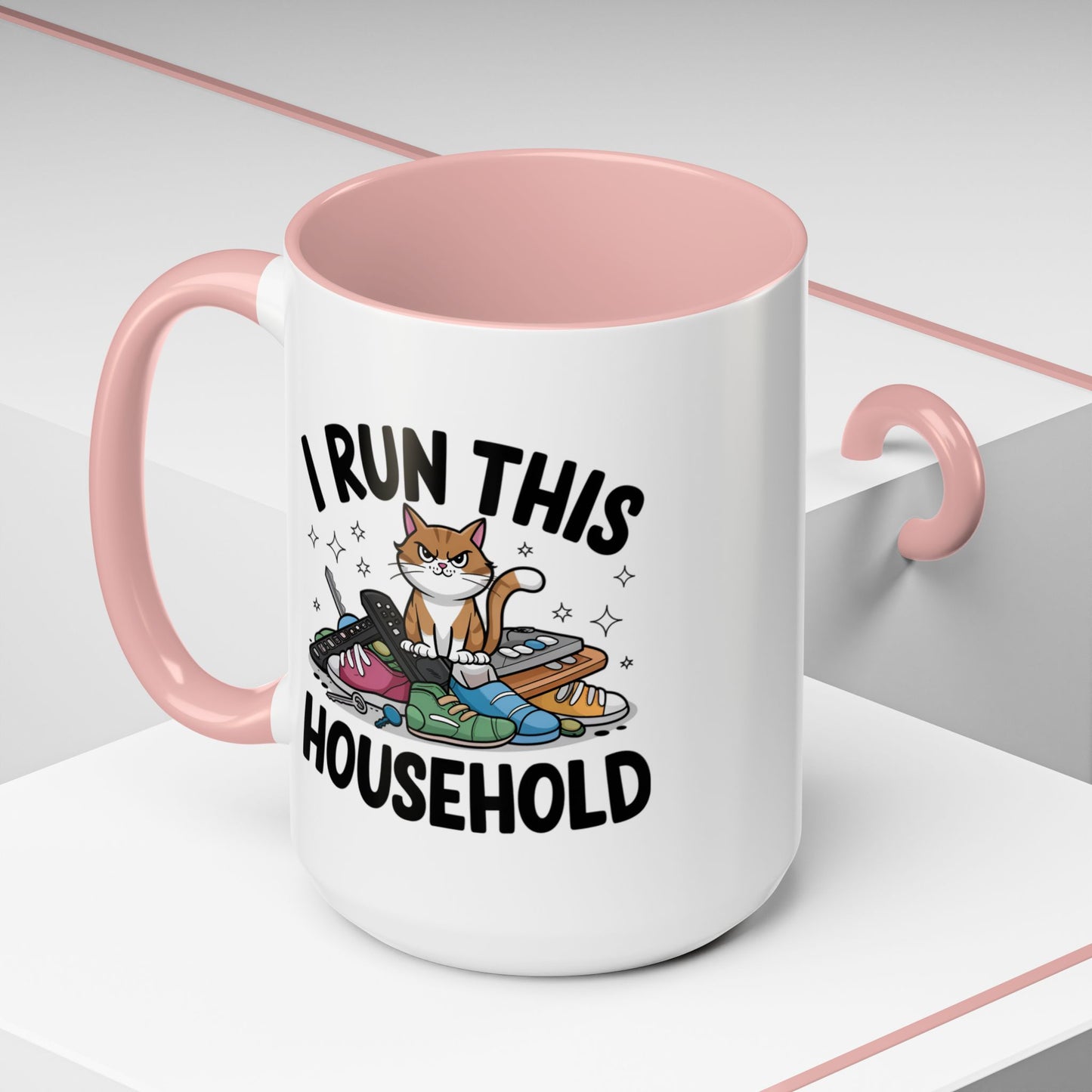 Animal Mug - I Run This Household