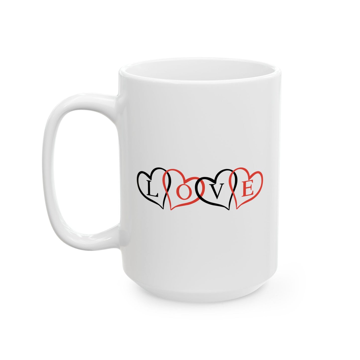 Valentine's Day Mug - Love Hearts