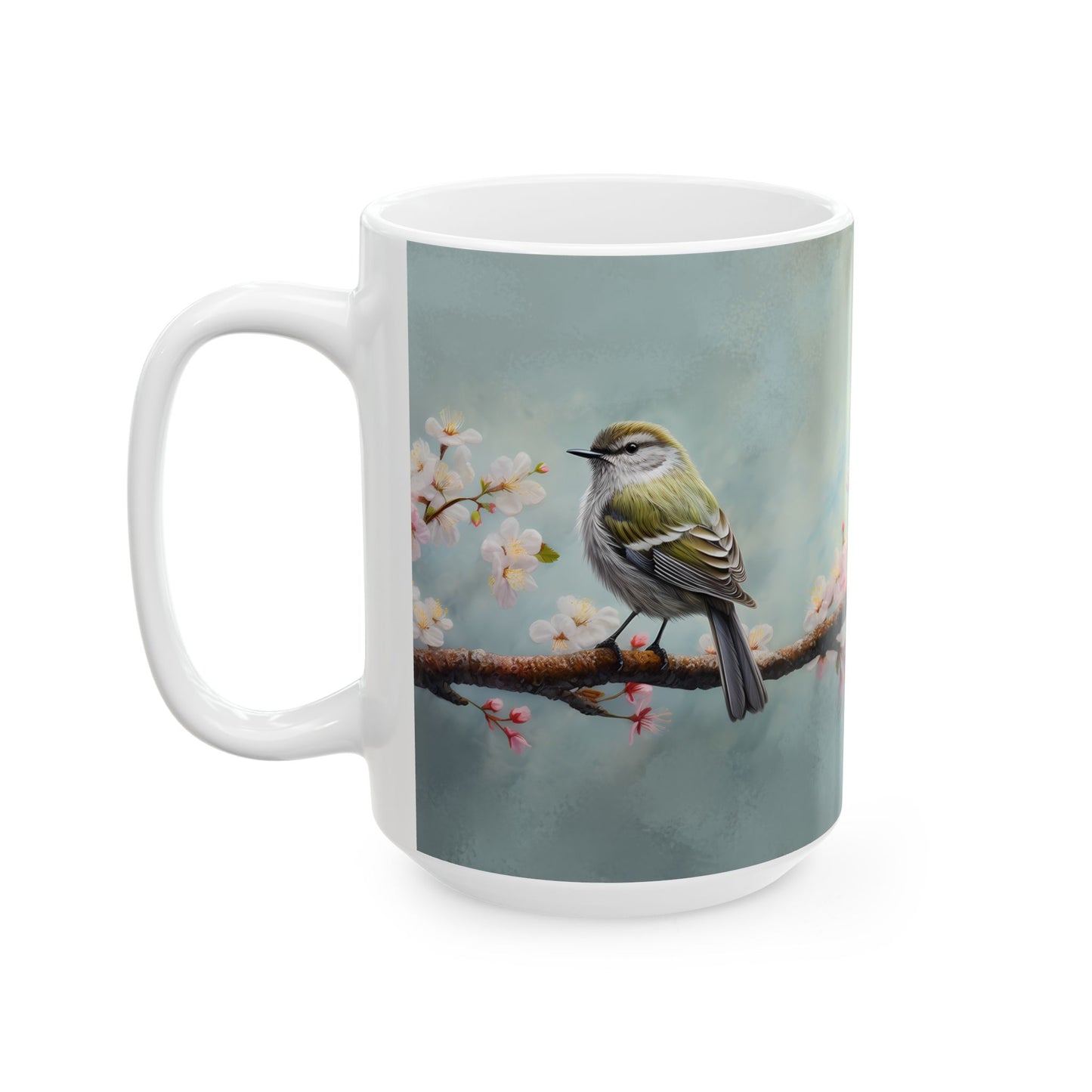 Artistic Mug - Felted Bird 2